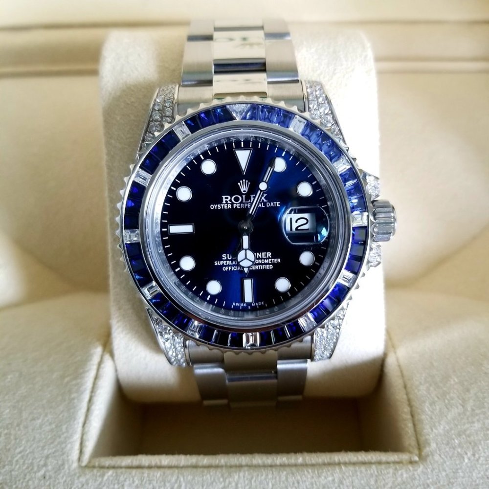 Rolex Submariner 116610LN Diamonds Steel Sapphire